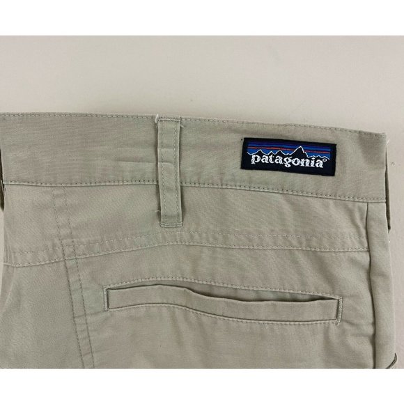 Patagonia Mens Organic Cotton Straight Leg Pants Khaki Sz 33 x 30 - Picture 4 of 8